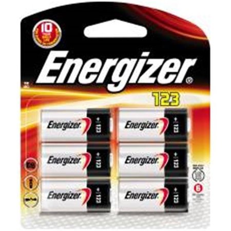 EVEREADY Eveready Battery 131388 6Pk Enrgizr Batt 3V Lith 123 131388